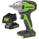 Greenworks 24V Brushless Impact Wrench Kit with 2AH Battery & Fast Charger