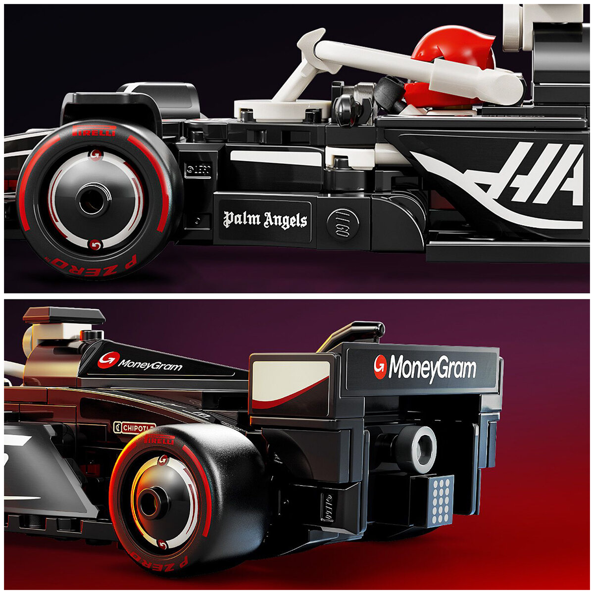 LEGO Speed Champions MoneyGram Haas F1 Team VF-24 Race Car 77250