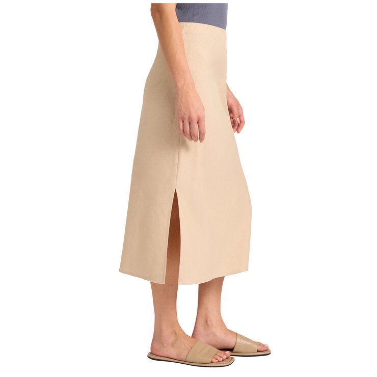 Matty M Women's Linen Slip Skirt