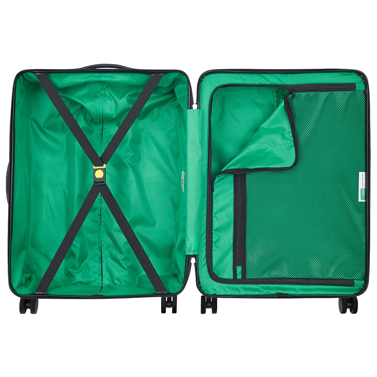 Delsey Benetton 3 Piece Luggage Set Red