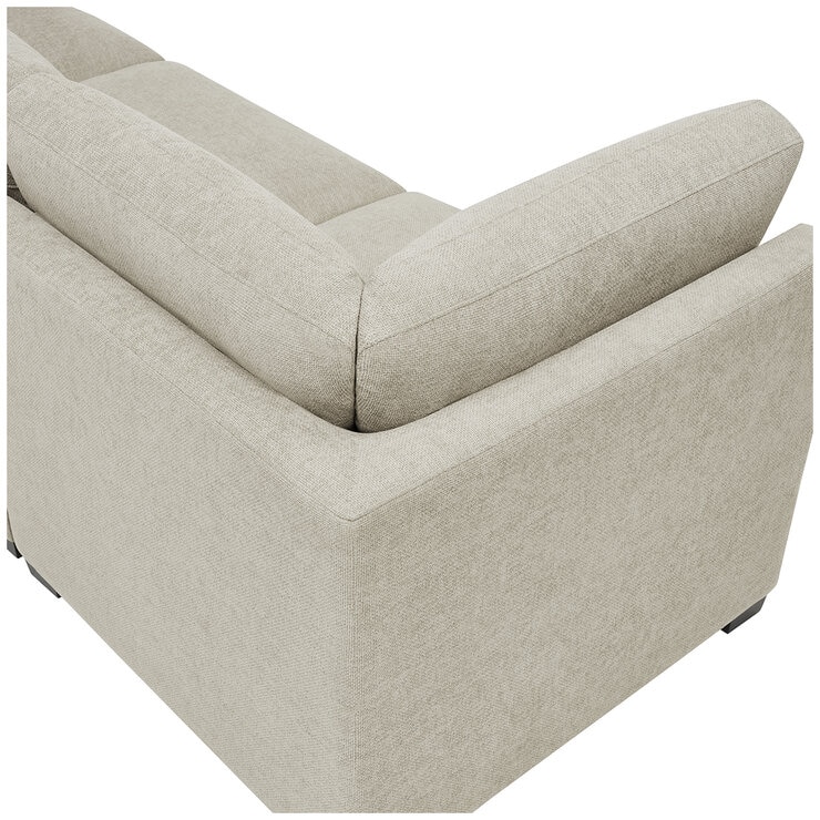 Thomasville 6 Piece Fabric Modular Sectional with Storage Ottoman/