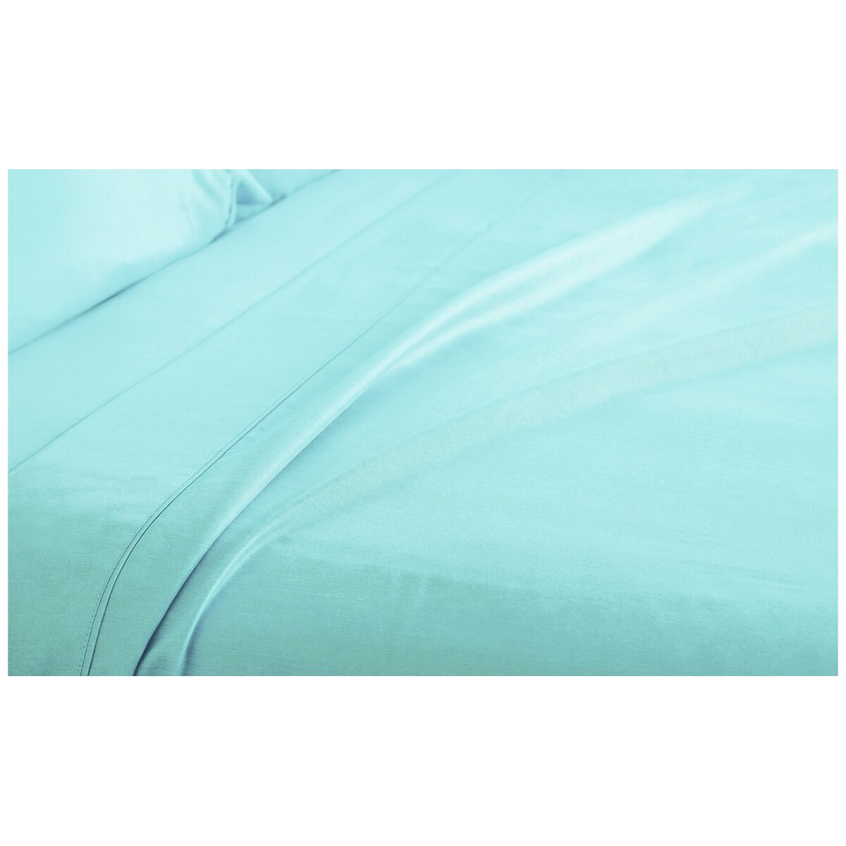 Kingtex Bamboo Cooling 2000TC Sheet Set Single - Aqua