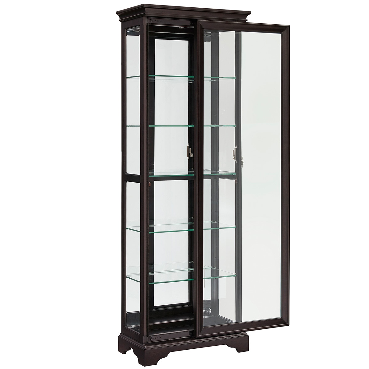Pulaski 79 Inch Curio Display with Sliding Doors Costco Australia