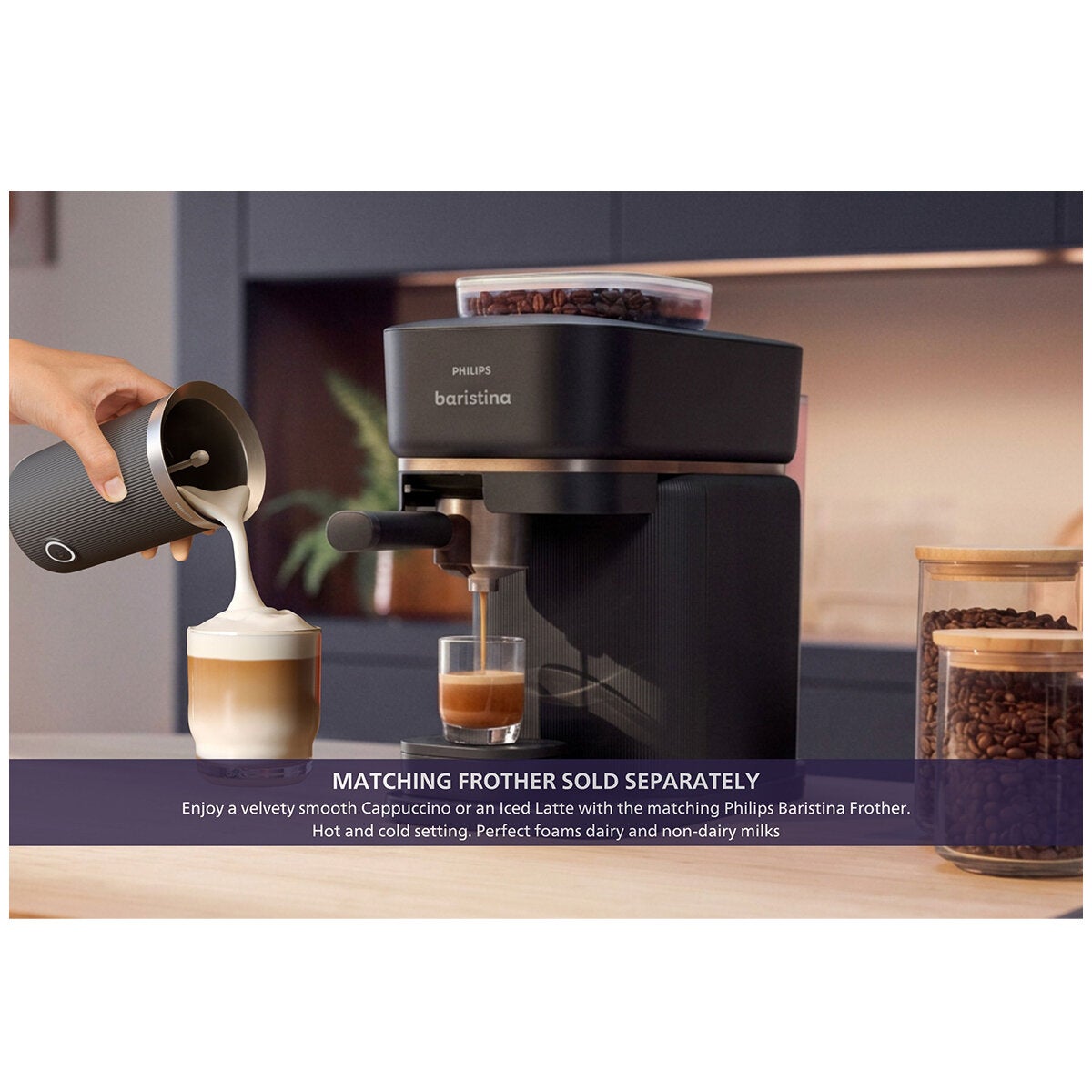 Philips Baristina Espresso Coffee Machine Black BAR300/60