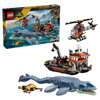LEGO Jurassic World Mosasaurus Dinosaur Boat Attack 77983 LEGO Jurassic World Mosasaurus Dinosaur Boat Attack 77983