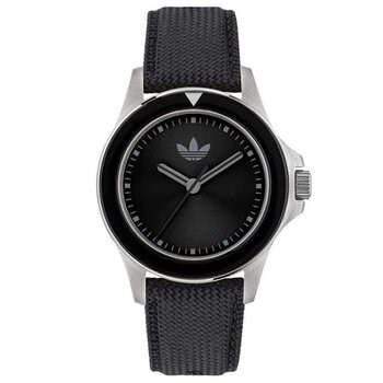 Adidas Originals Expression One Black Dial Nylon Strap Watch AOFH23016