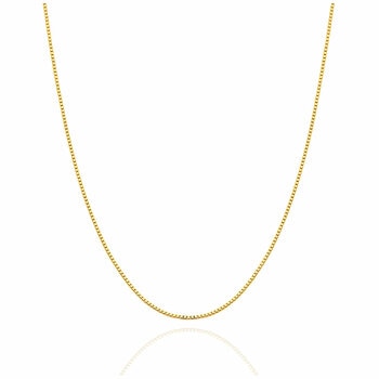 18KT Yellow Gold Box Chain