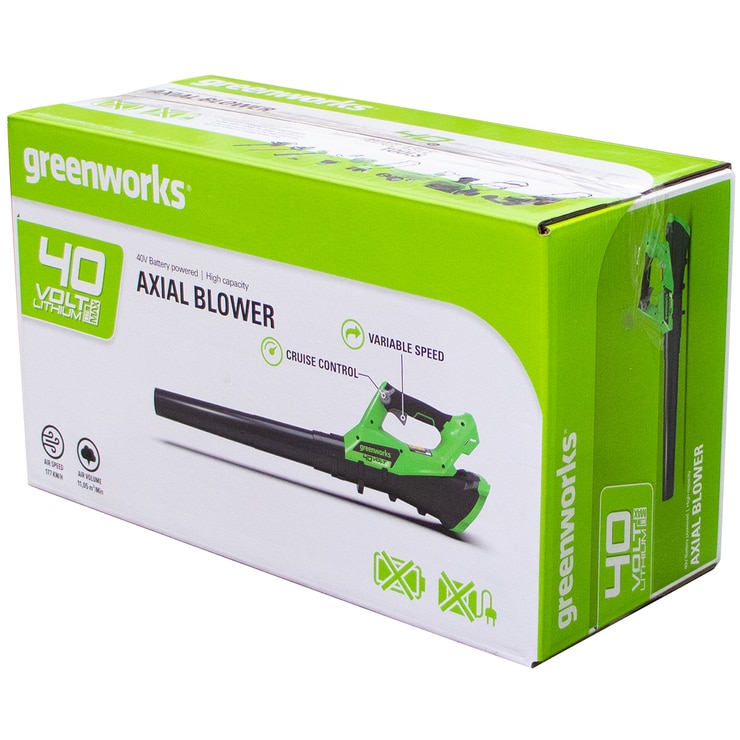 Greenworks 40v Li Ion Garden Blower 2400807 Kit Costco Australia Greenworks 40v Li Ion Garden Blower 2400807 Kit Costco Australia