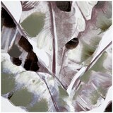 Cafe Lighting and Living Gillian Enhanced Canvas Print GreyWhite