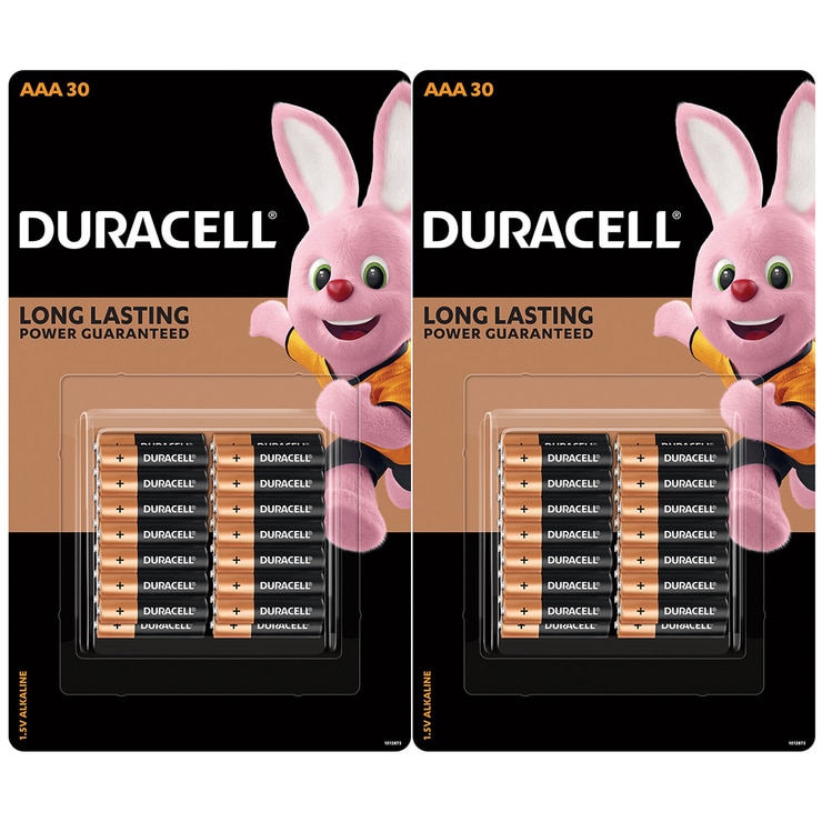 Duracell Alkaline AAA Batteries 30 x 2pk Costco Australia