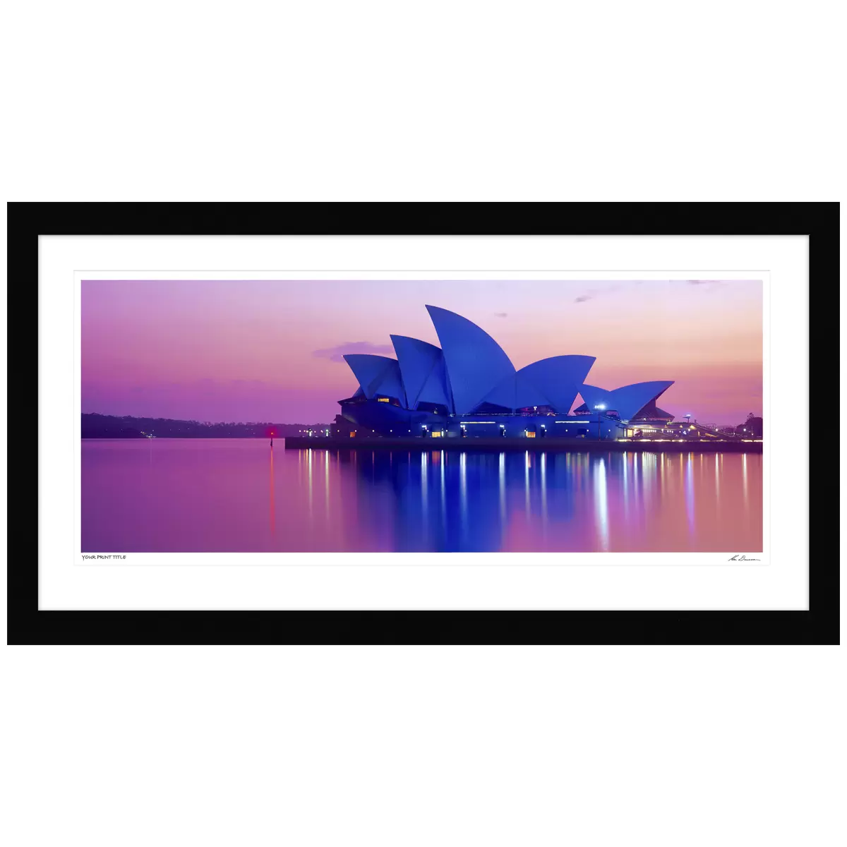 Ken Duncan 30 Inch Sydney Opera House at Daybreak, NSW Framed Print