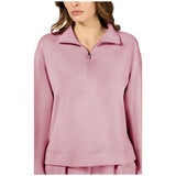 Reflex Women's Scuba Half Zip Top Pink Reflex Women's Scuba Half Zip Top Pink