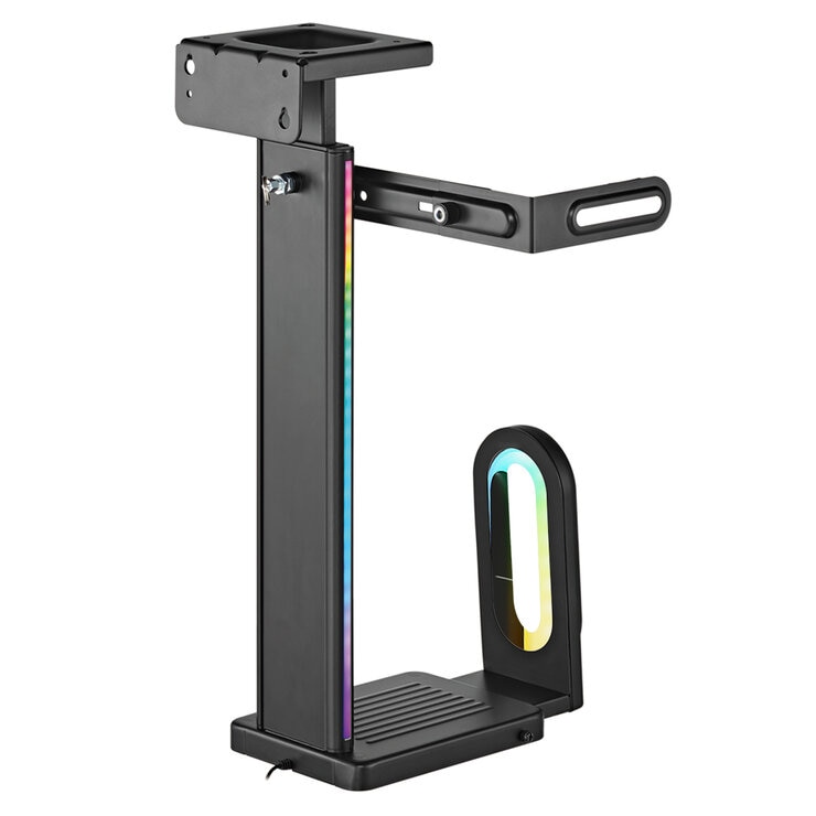 mbeat Activiva RGB Ultra-Wide Adjustable Wall & Under-Desk Gaming PC Mount ACA-MNT-RGB01K