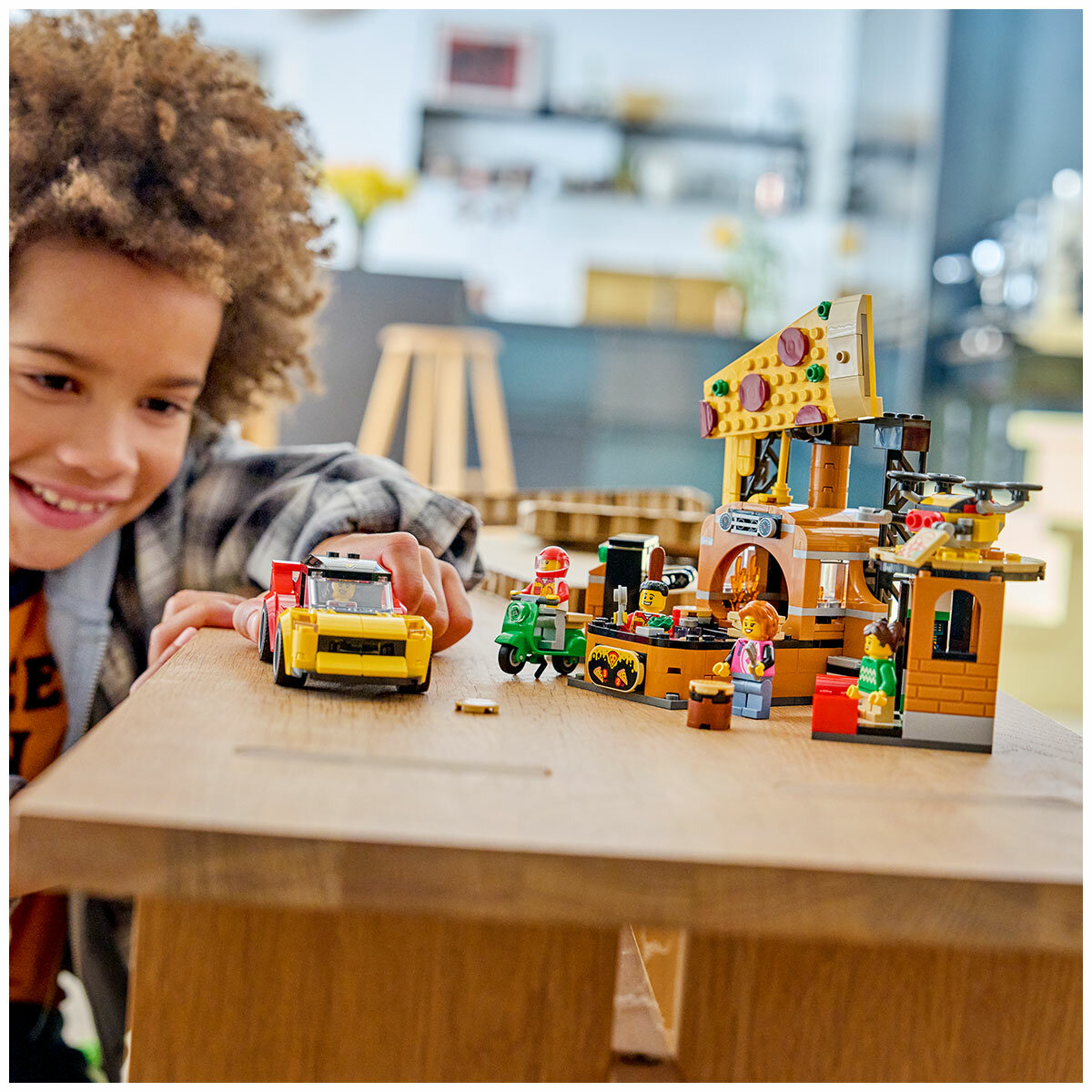 LEGO City Pizza Delivery Experience with Vehicles 60496