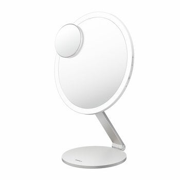 Laifen Glowy Vanity Mirror with 5x Magnifying Mini Mirror