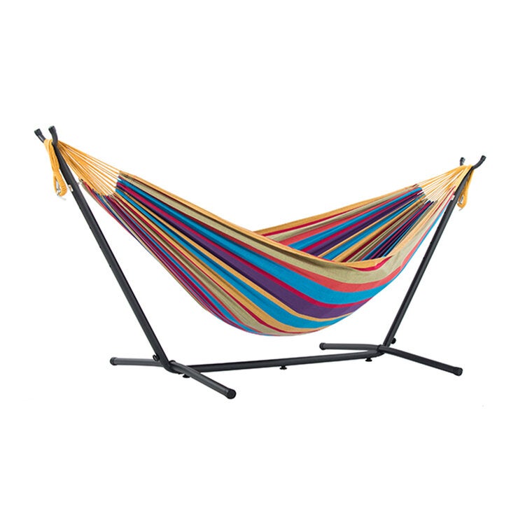 Vivere Double Cotton Hammock with Stand 280cm Vivere Double Cotton Hammock with Stand 280cm