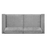 Henredon Fabric Sofa with 2 Power Footrests