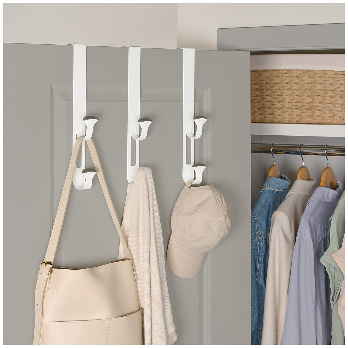Netfreak Over The Door Non-Slip Hook 3 Pack Netfreak Over The Door Non-Slip Hook 3 Pack
