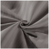 Bdirect Kensington 1200TC Cotton Sheet Set in Stripe - Single Charcoal