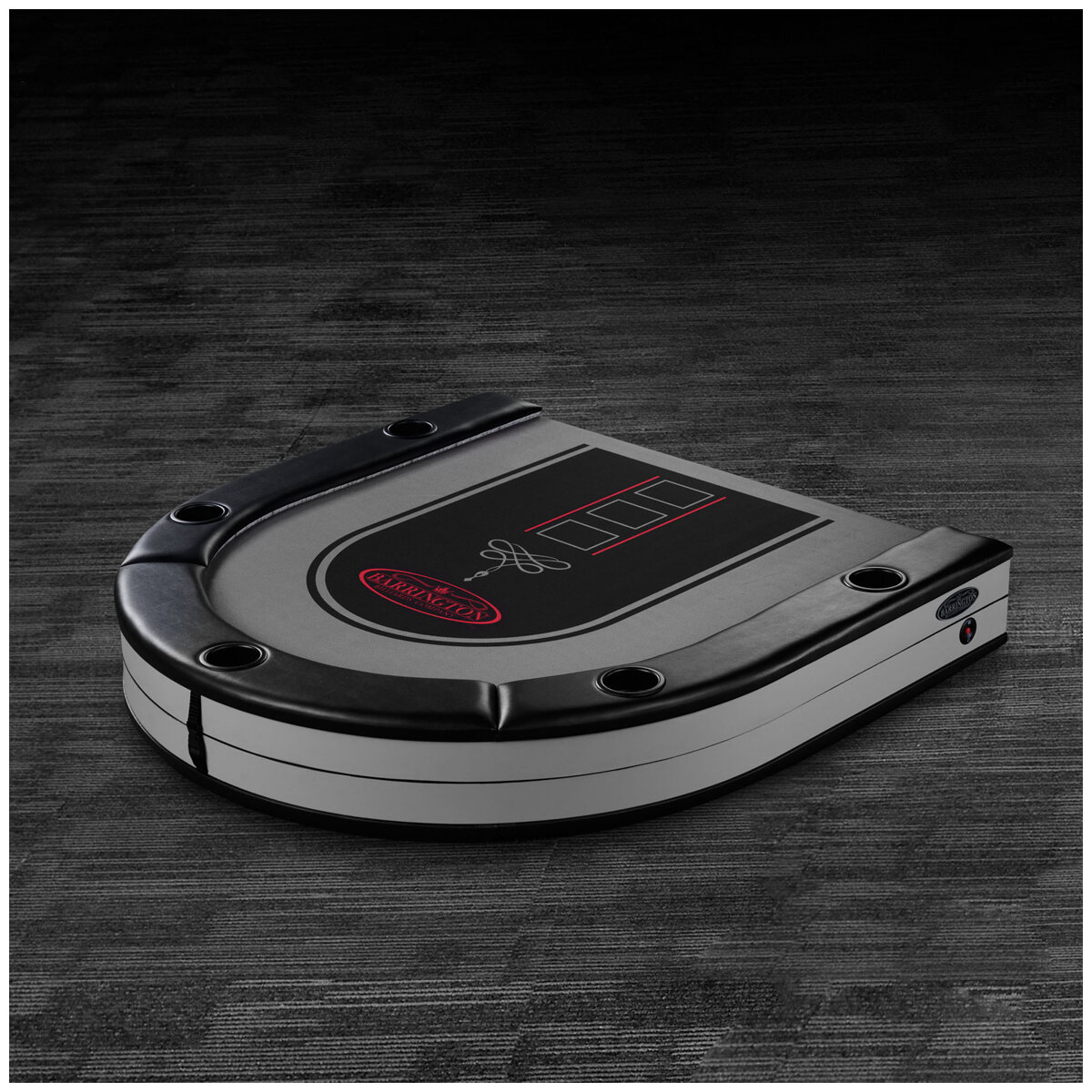 Barrington Billiards Company 10 Player Poker Table With LED Lights