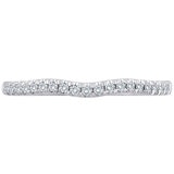 18KT White Gold 0.85ctw Diamond Bridal Set With 0.60ctw Centre