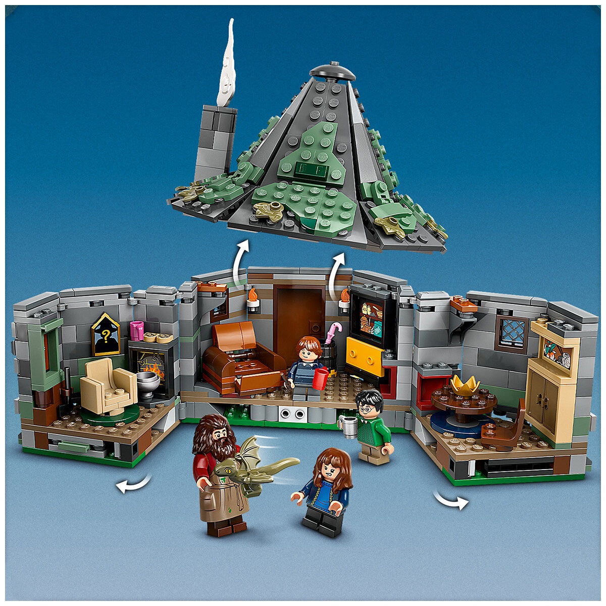 LEGO Harry Potter Hagrid's Hut An Unexpected Visit 76428