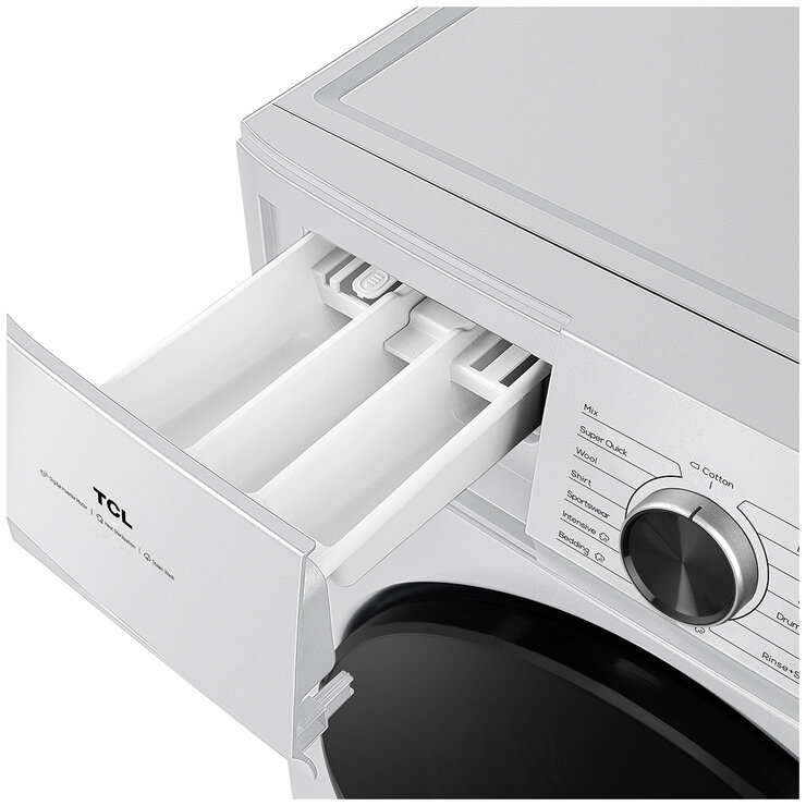 TCL 10KG Front Load Washing Machine White WF10P11W TCL 10KG Front Load Washing Machine White WF10P11W