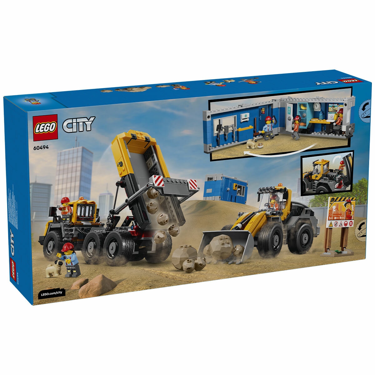 LEGO City Dump Truck & Front End Loader 60494 LEGO City Dump Truck & Front End Loader 60494