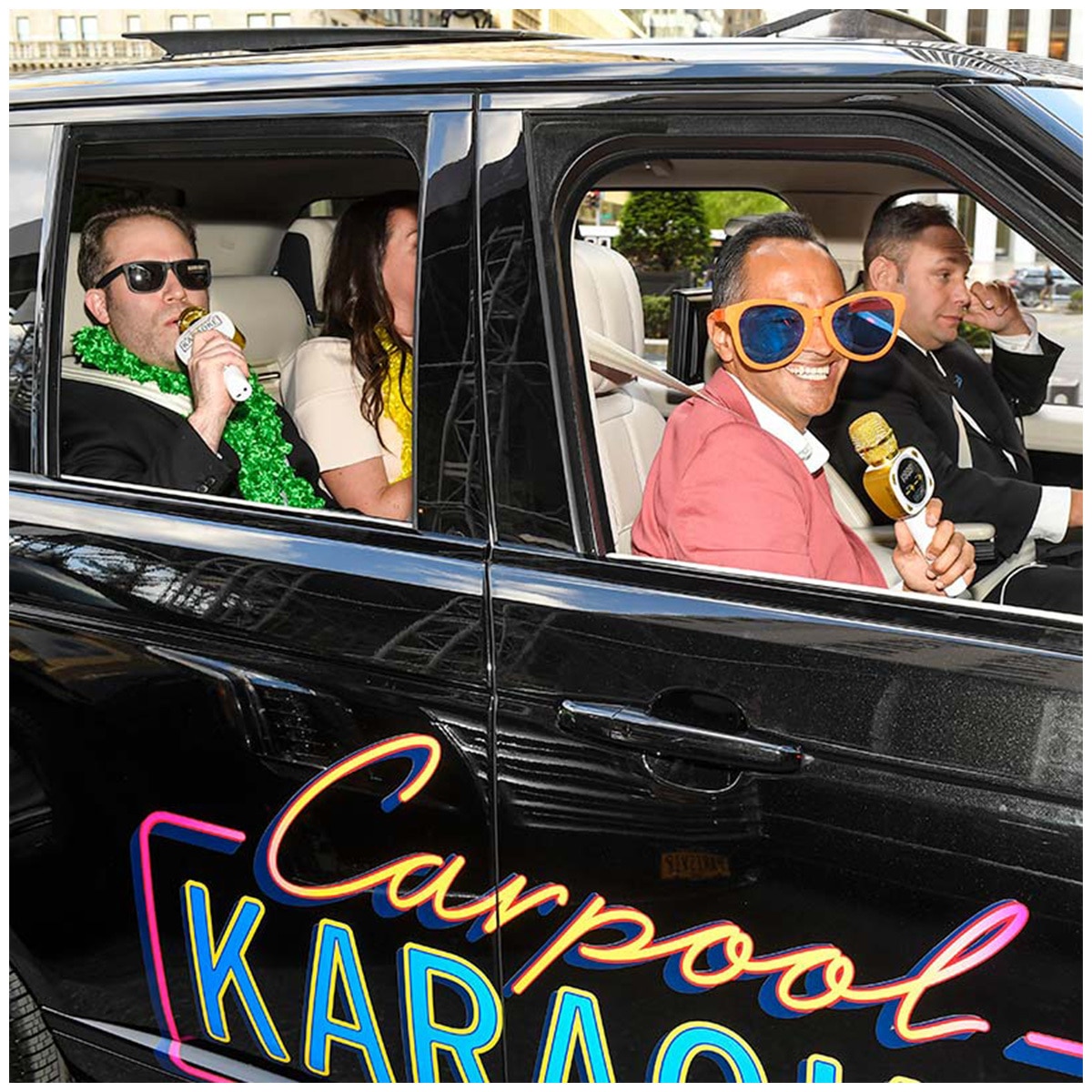 Singing Machine Carpool Karaoke Microphone