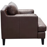 Moran Oregon 1 Seater Sterling Cocoa Leather