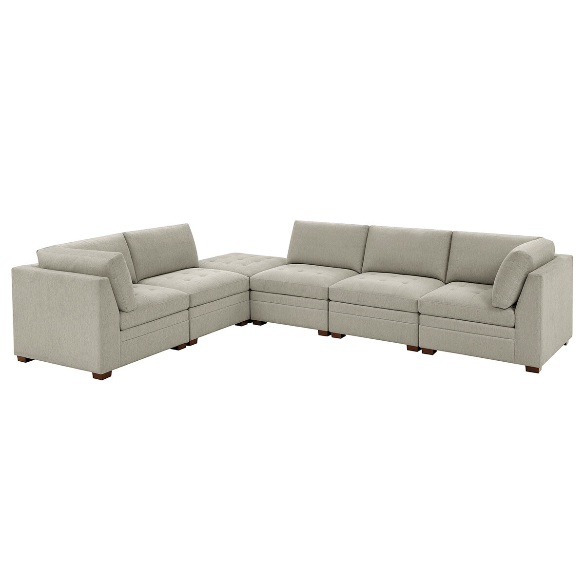 Thomasville 6 Piece Modular Fabric Sectional