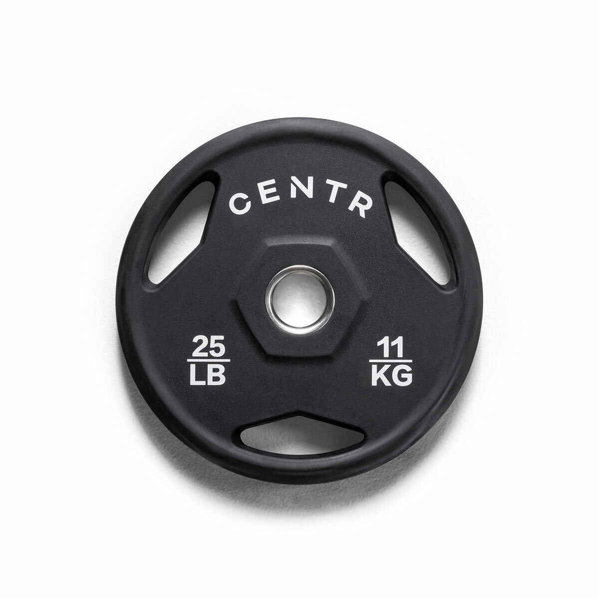 Centr 136kg Rubber Olympic Weight Set With Bar