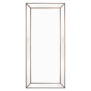 CAFE LIGHTING & LIVING Zeta Floor Mirror Antique Gold