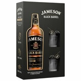 Jameson Black Barrel Irish Whiskey 700ml And 2 Glass Gift Pack