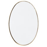 CAFE LIGHTING & LIVING Lucille Oval Wall Mirror Gold Leaf