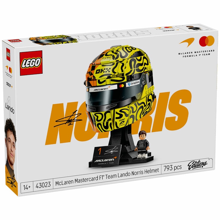 LEGO McLaren Mastercard F1 Team Lando Norris Helmet 43023 LEGO McLaren Mastercard F1 Team Lando Norris Helmet 43023