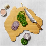 Totally Bamboo Australia Shaped Cutting Board