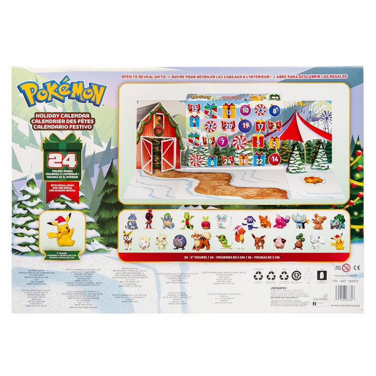 Pokemon 24 Day Advent Calendar Pokemon 24 Day Advent Calendar