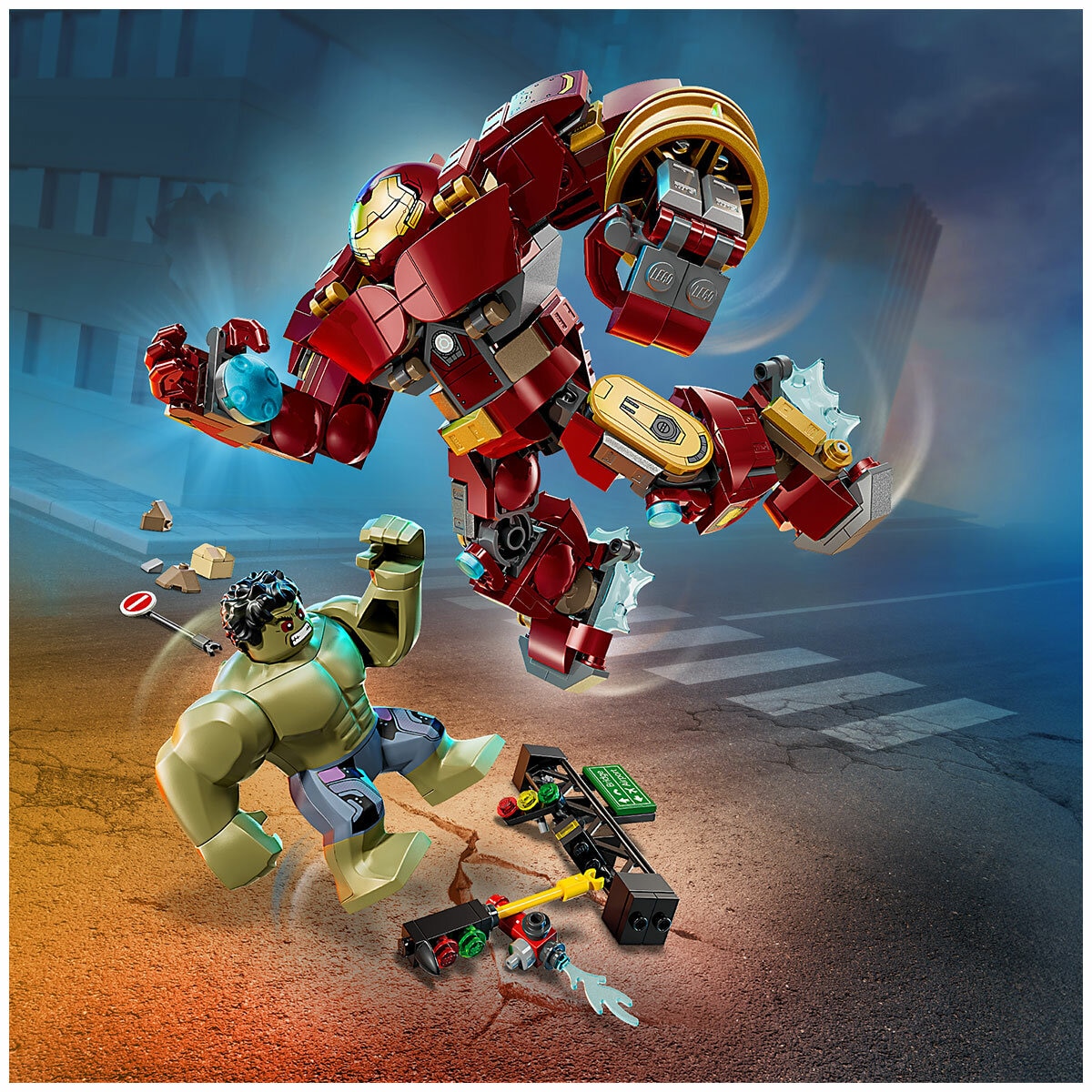 LEGO Marvel Epic Battle Hulkbuster vs. The Hulk 76343