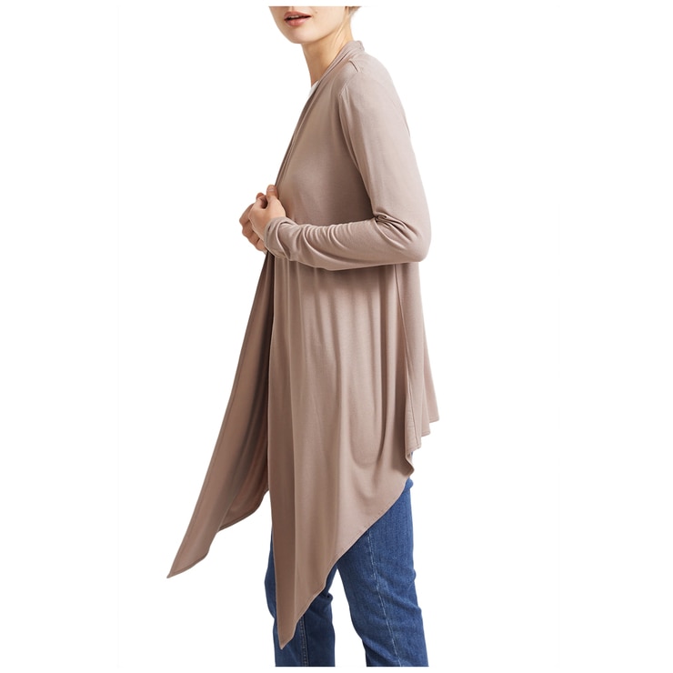 Sportscraft Drape Ladies Cardi - Brown