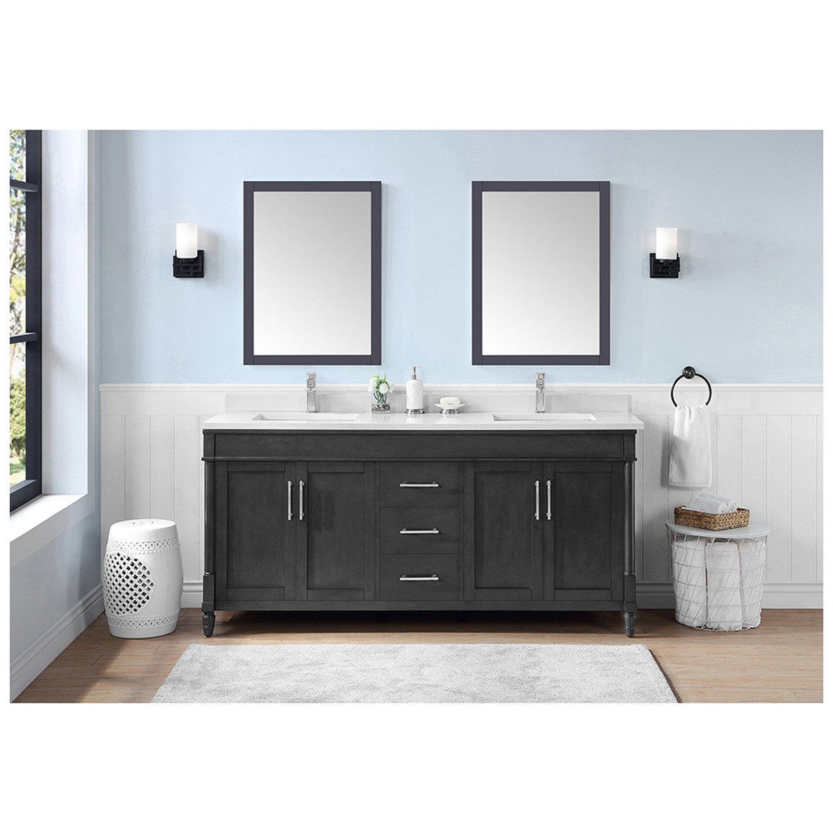 OVE Westport Iron Grey Vanity 1830mm Costco Australia
