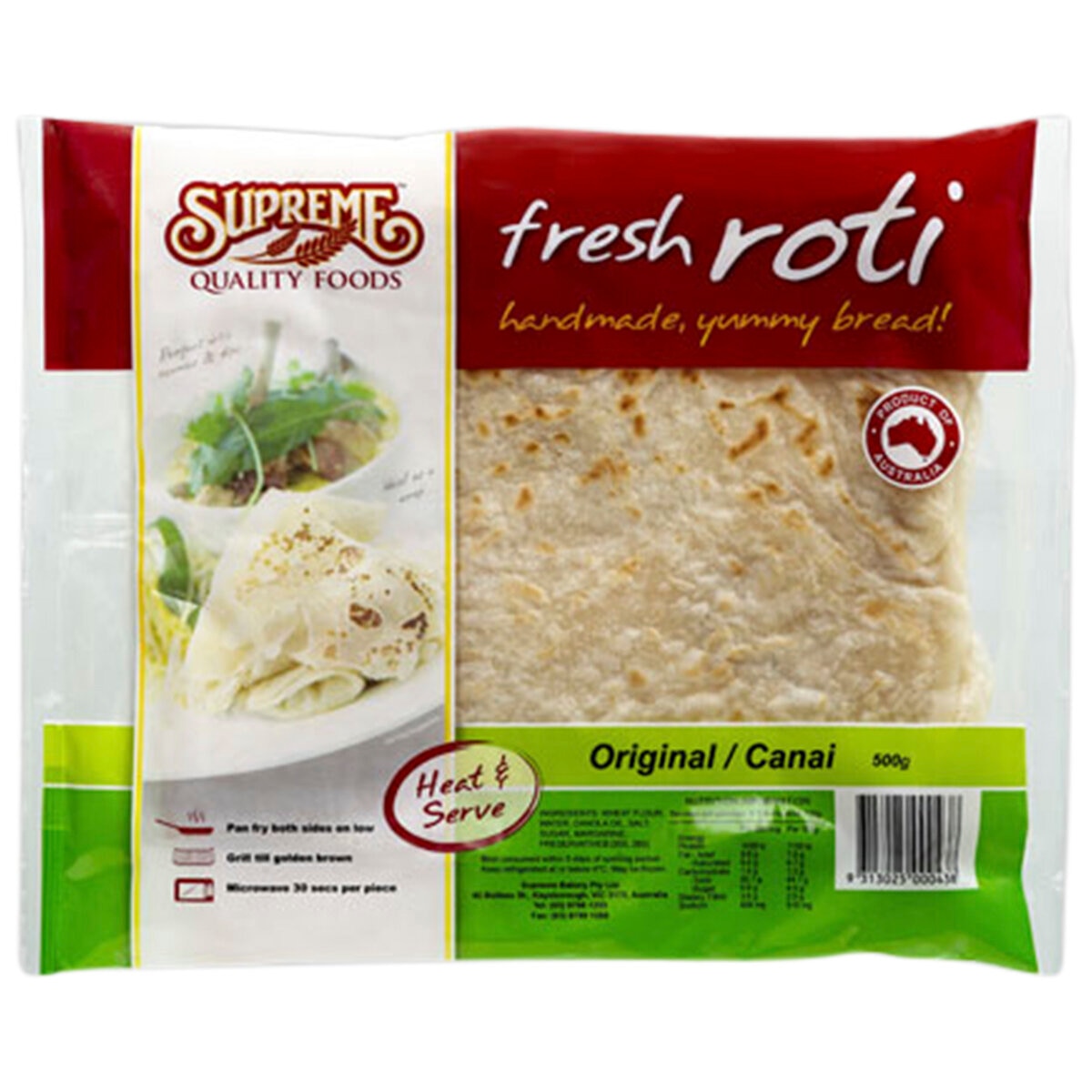 Supreme Roti Original 2 x 500g