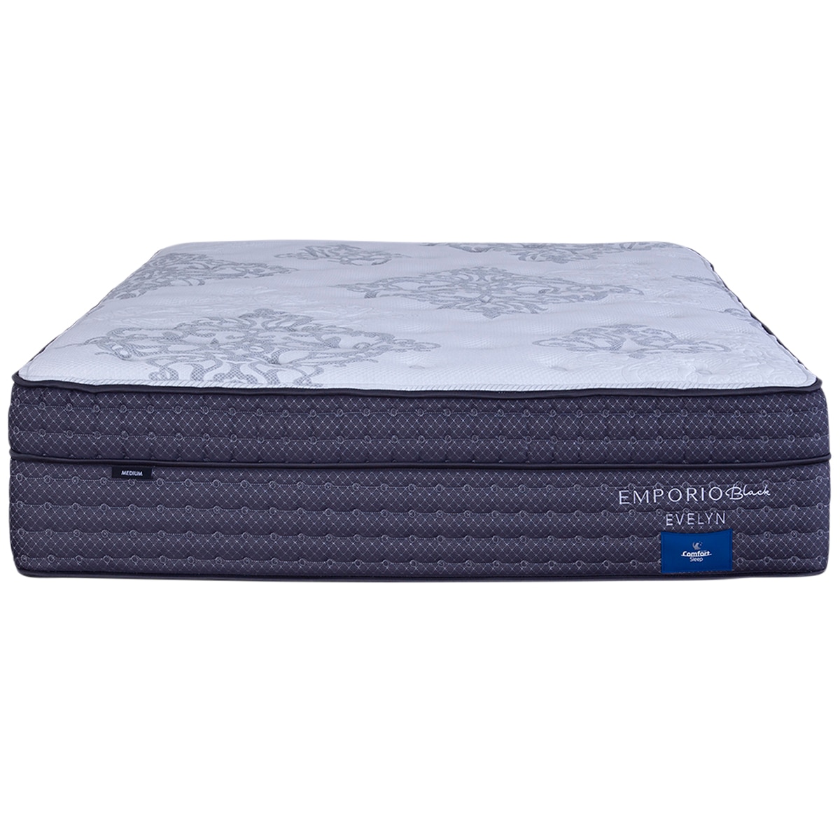 Comfort Sleep Emporio Black Evelyn King Mattress King Bed