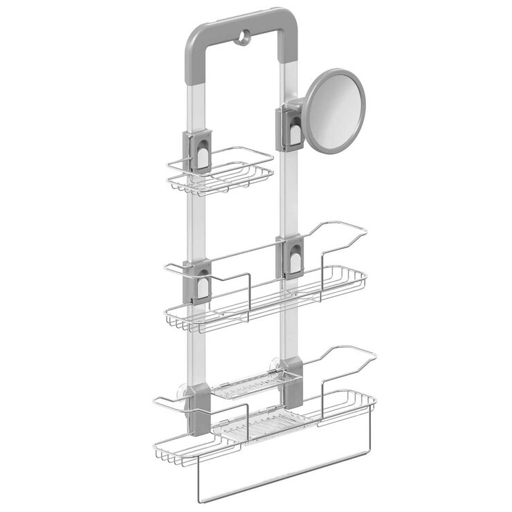 Artika Trent Hanging Shower Caddy Light Grey