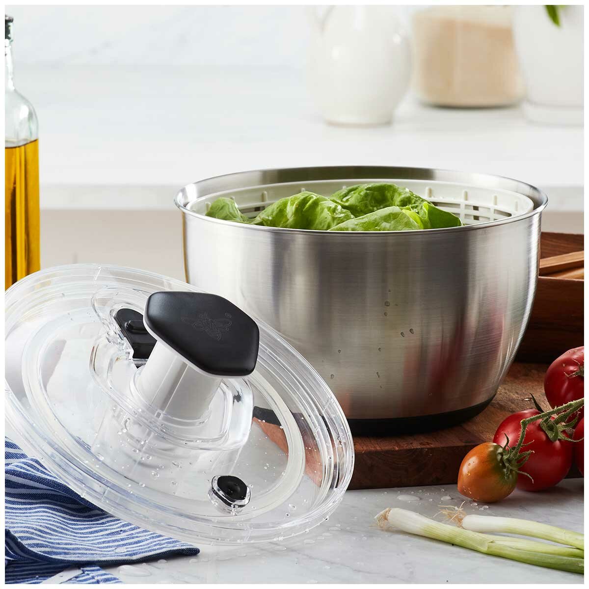 MIU Stainless Steel Salad Spinner 6L MIU Stainless Steel Salad Spinner 6L