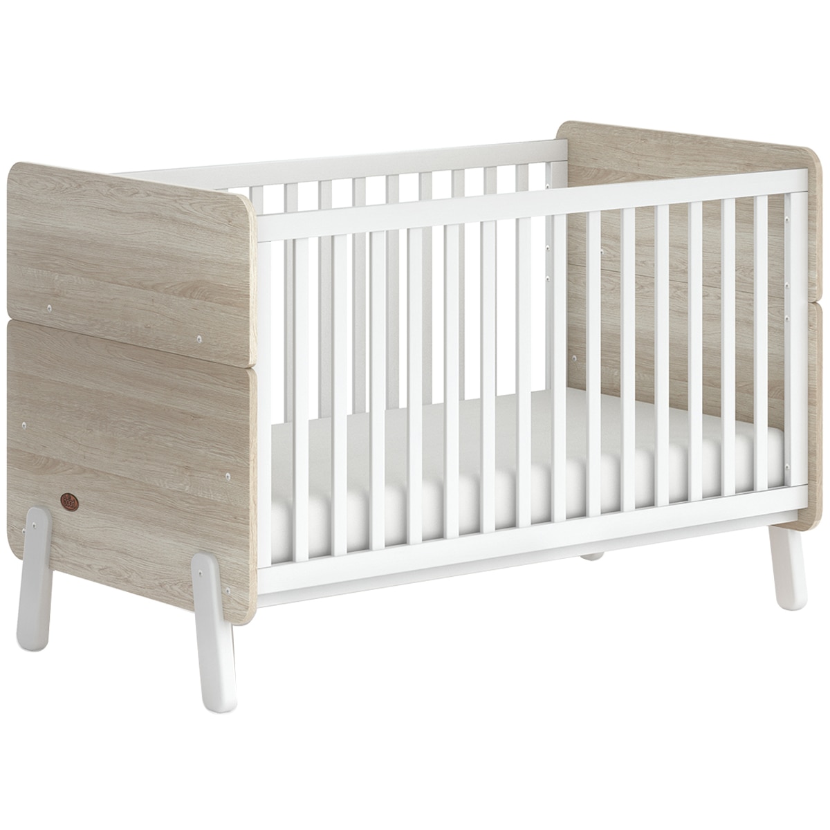 Boori Natty Cot Bed - Barley/White/Oak