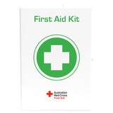 Australian Red Cross Wall Mounted Metal Cabinet Modulator First Aid Kit