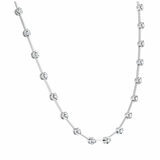 18KT White Gold VS2 I 1.00ctw Diamond Classic Line Necklace 18KT White Gold VS2 I 1.00ctw Diamond Classic Line Necklace