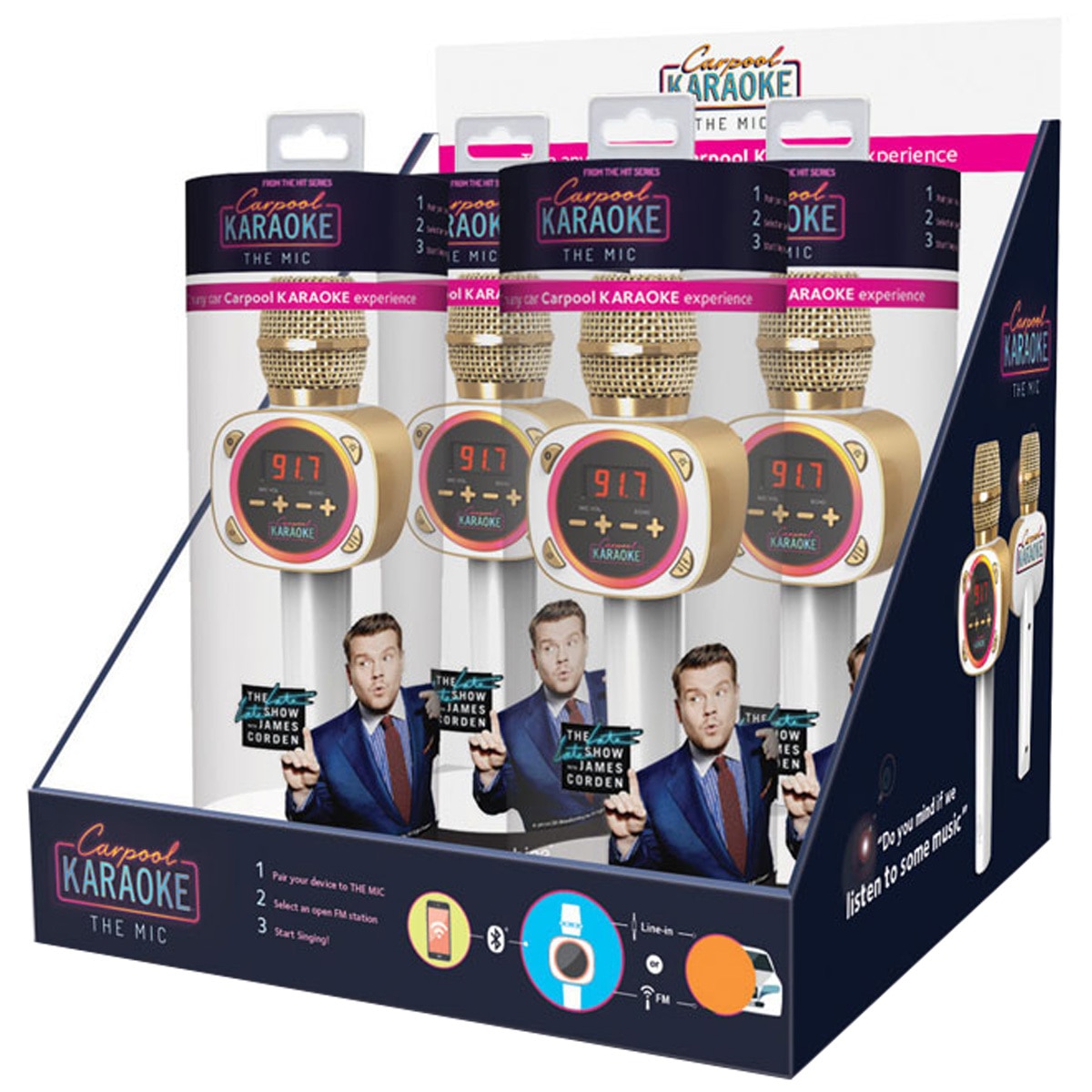 Singing Machine Carpool Karaoke Microphone