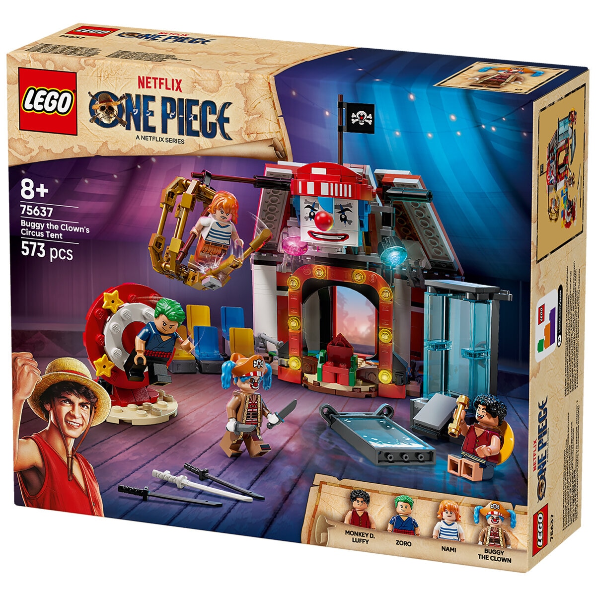 LEGO ONE PIECE Buggy the Clown’s Circus Tent 75637